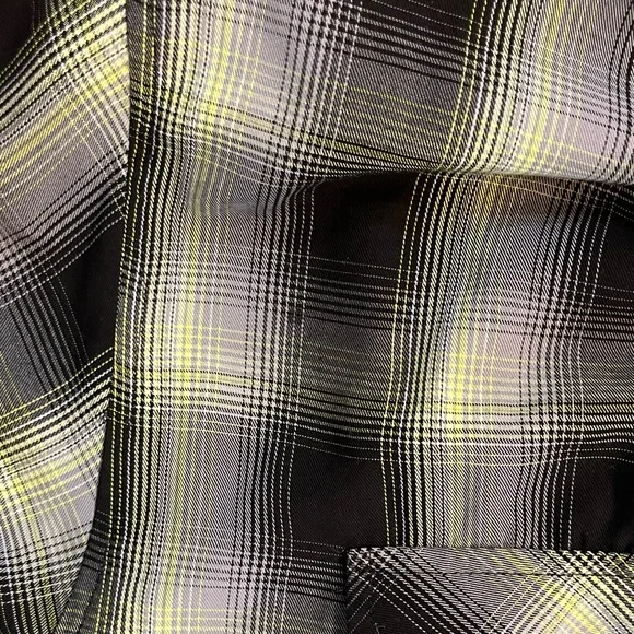 DIXXON Black and Yellow Plaid Shirt - Picture 4 of 4